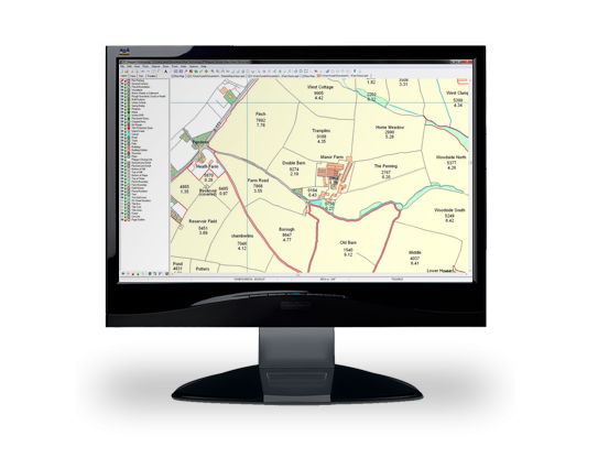 Monitor showing PTMapper