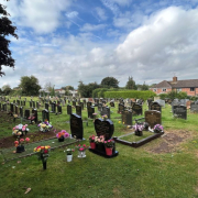 Photo of graves in Ross-on-Wye Cemetery