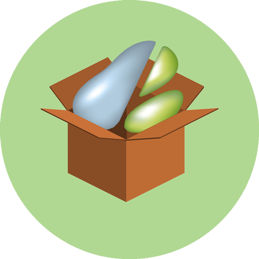 Pear logo in a box